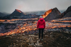 Fagradalsfjall volcano lava